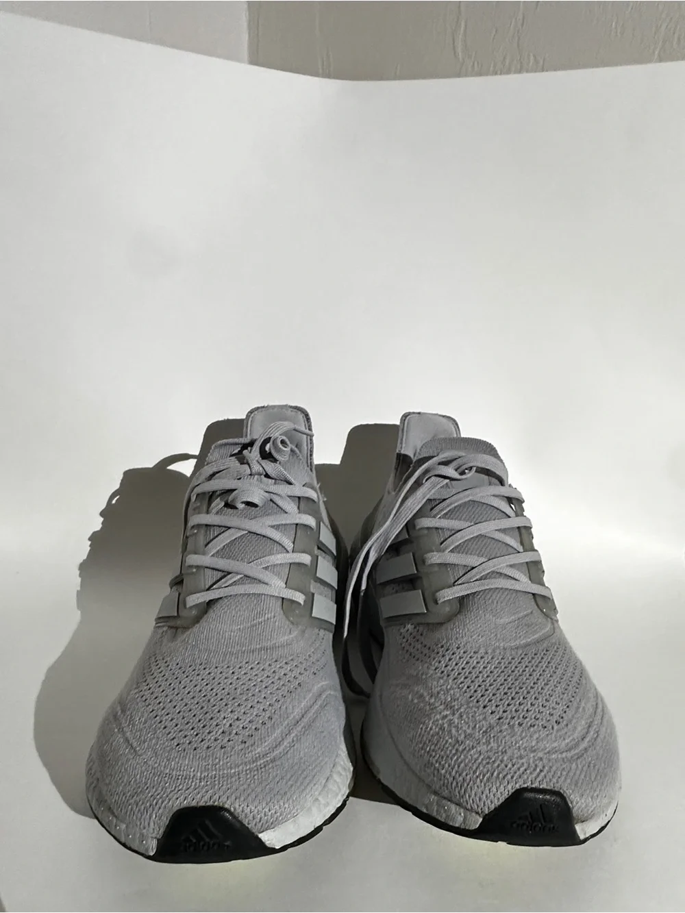 adidas UltraBoost Gray Mesh Running Sneakers Mens US 12 Lace Up FY8354
